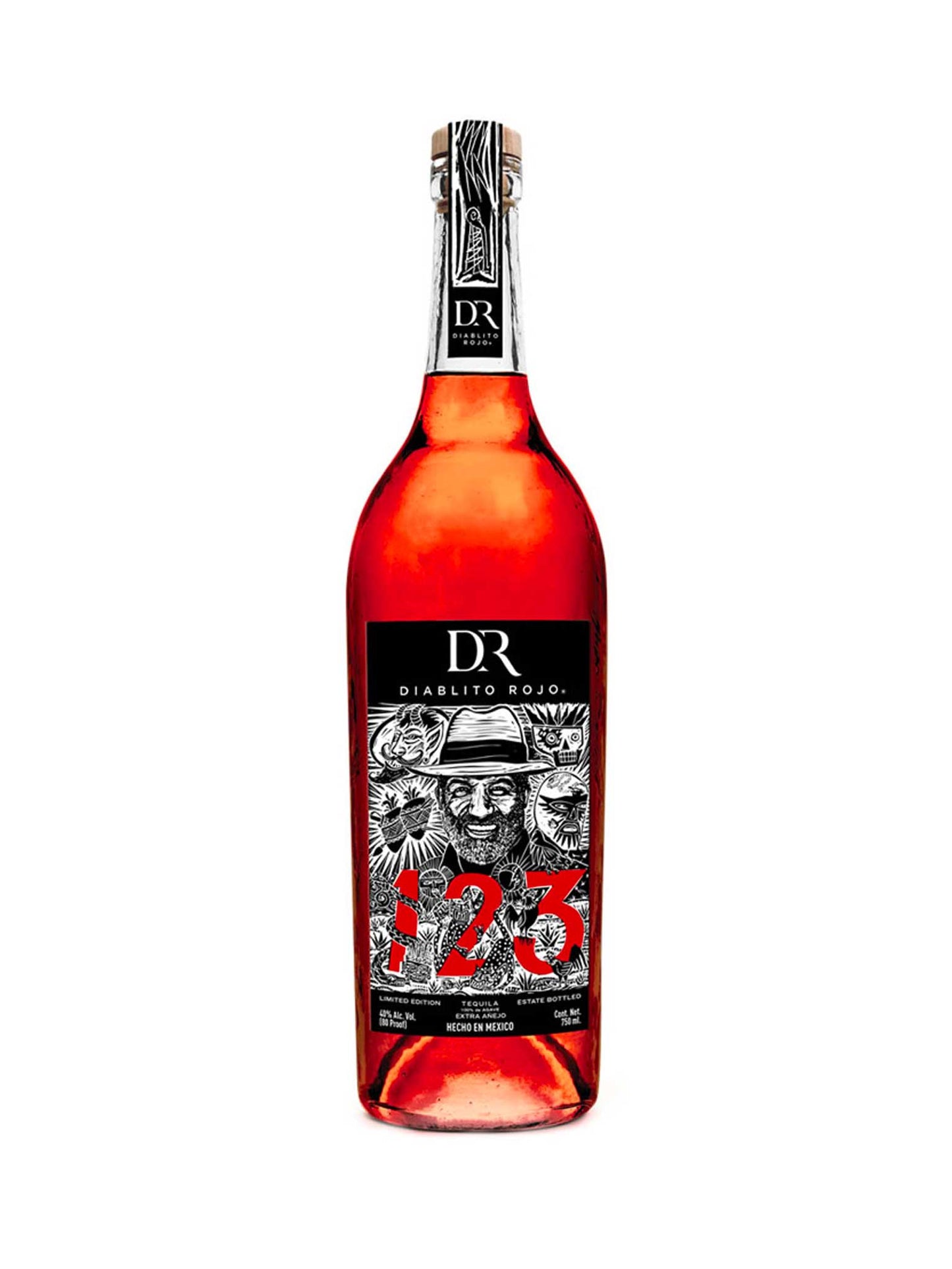 123 Organic Tequila Diablito Extra Anejo 750mL