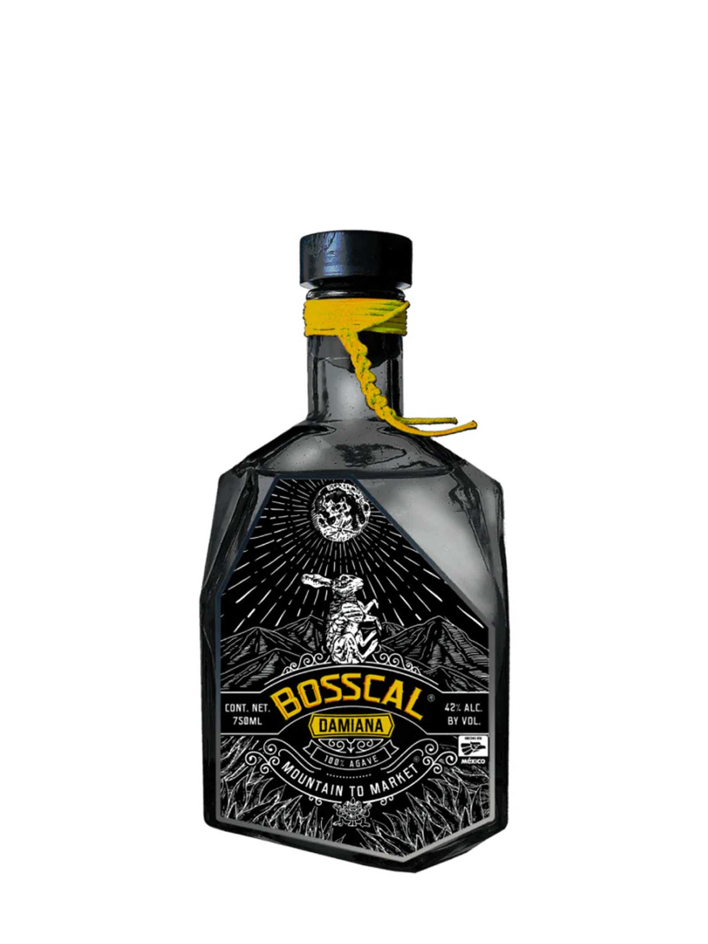 Bosscal Mezcal Damiana 750mL