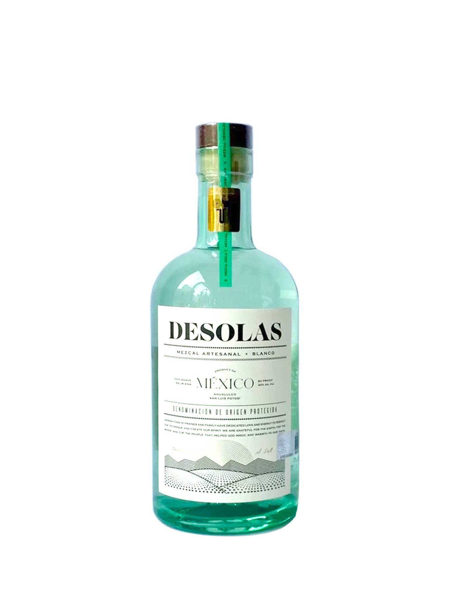 Desolas Mezcal Artesanal Blanco 750mL