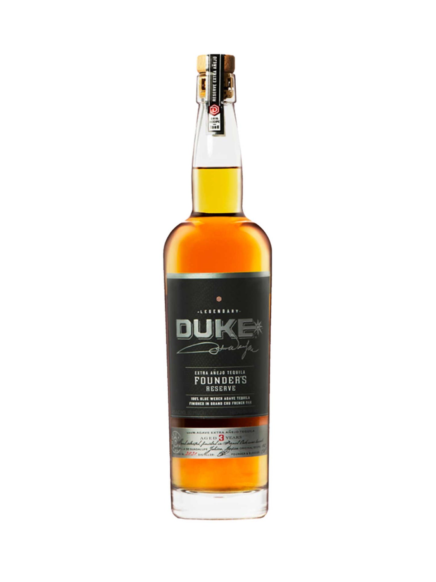 Duke Tequila Founders Reserve 3 Year Extra Anejo 750mL