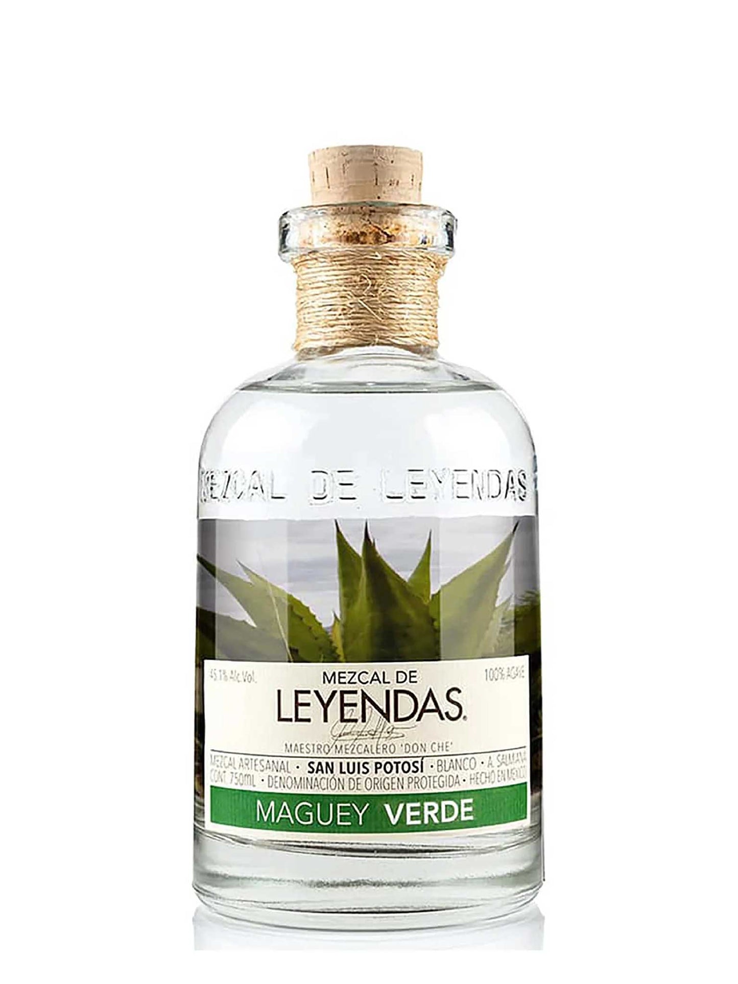 Mezcal De Leyendas San Luis Potosi Verde 750mL