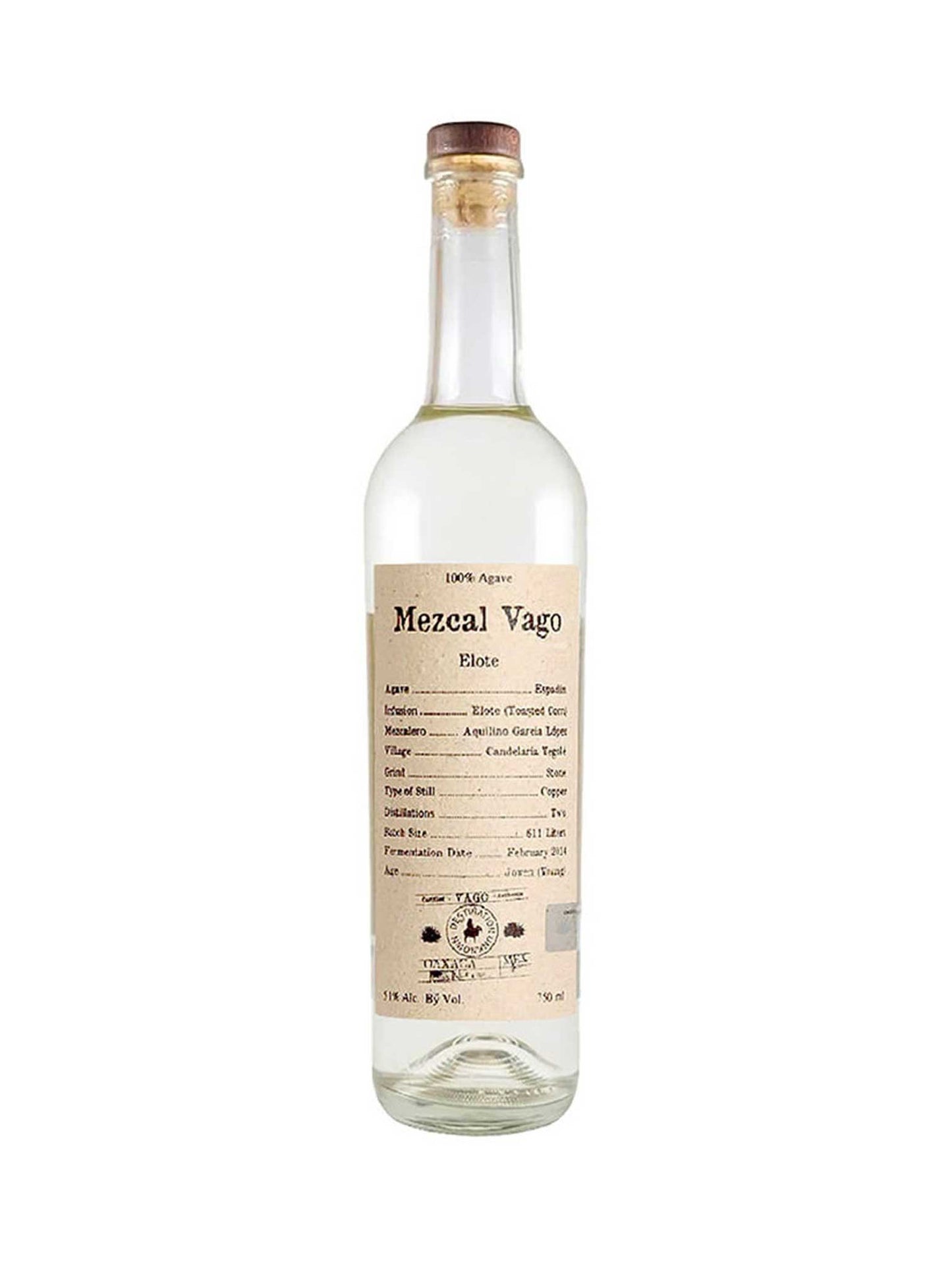 Mezcal Vago Elote 750mL
