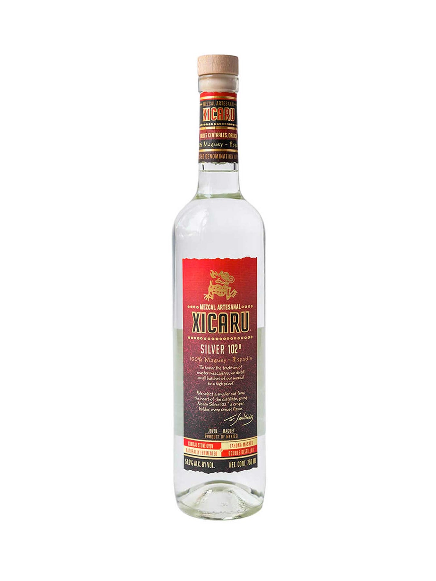 XICARU Mezcal Silver 102 Proof 750mL