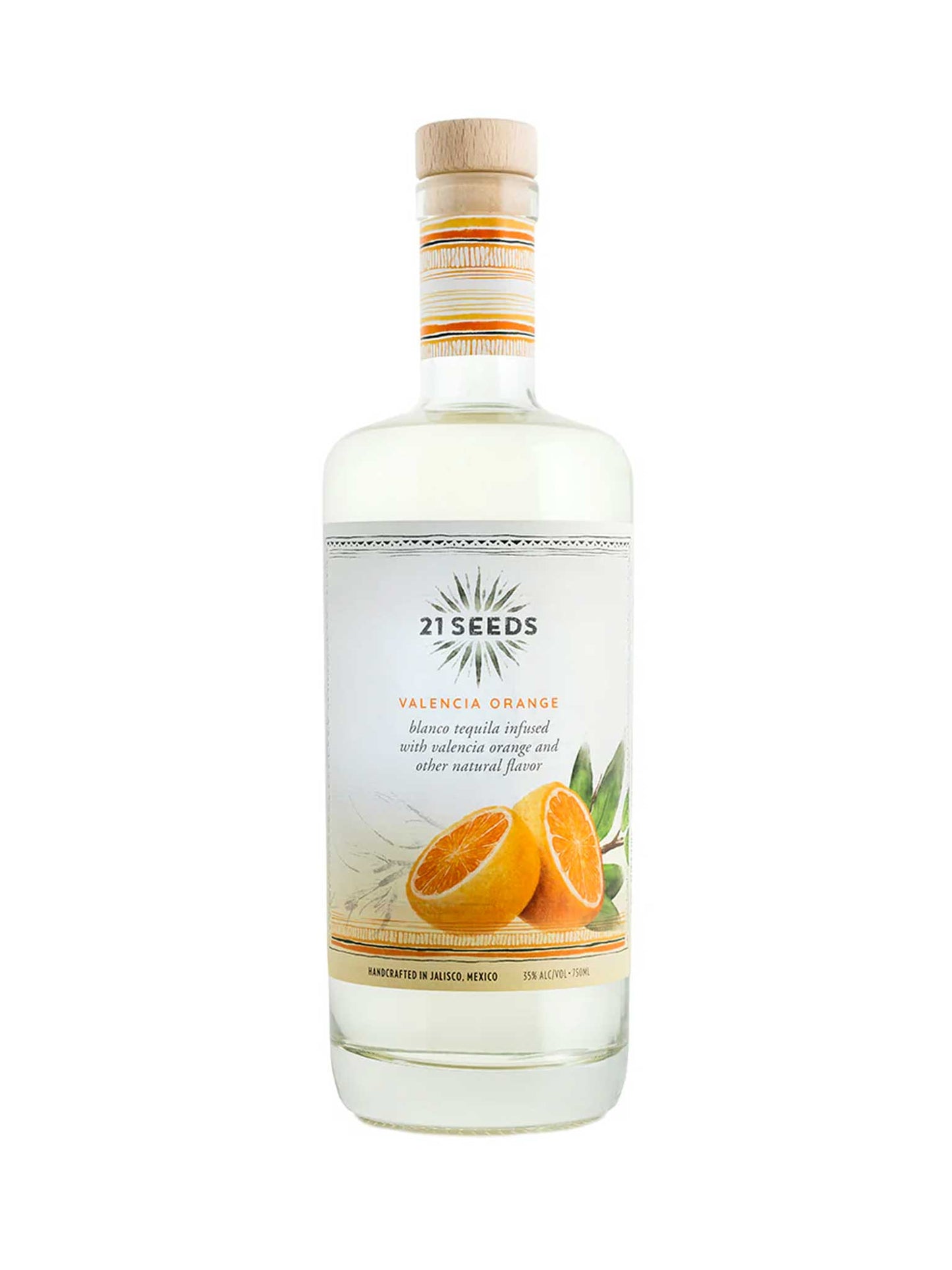 21 Seeds Valencia Orange Infused Tequila 750mL