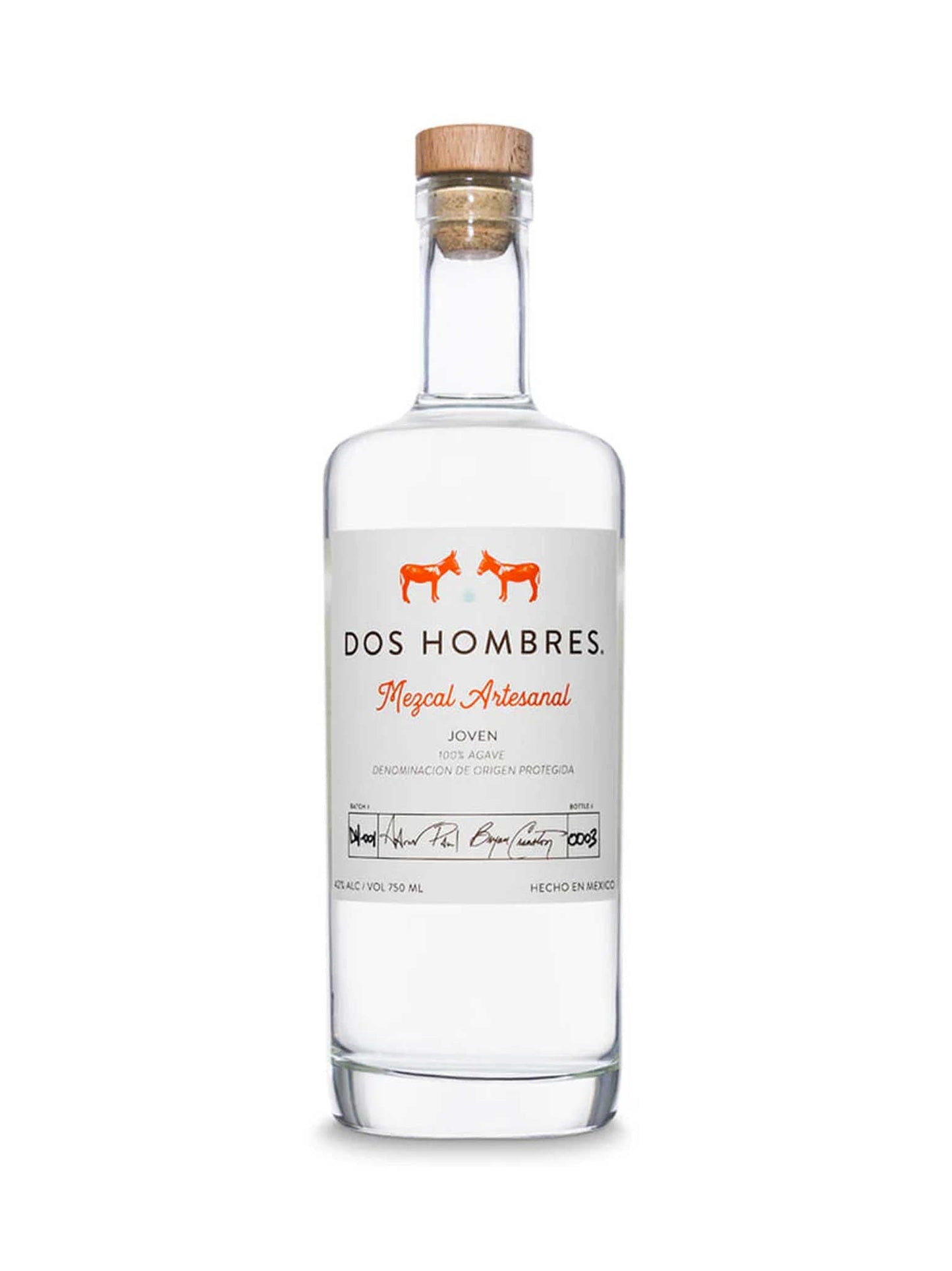 Dos Hombres Mezcal Artesanal 750mL