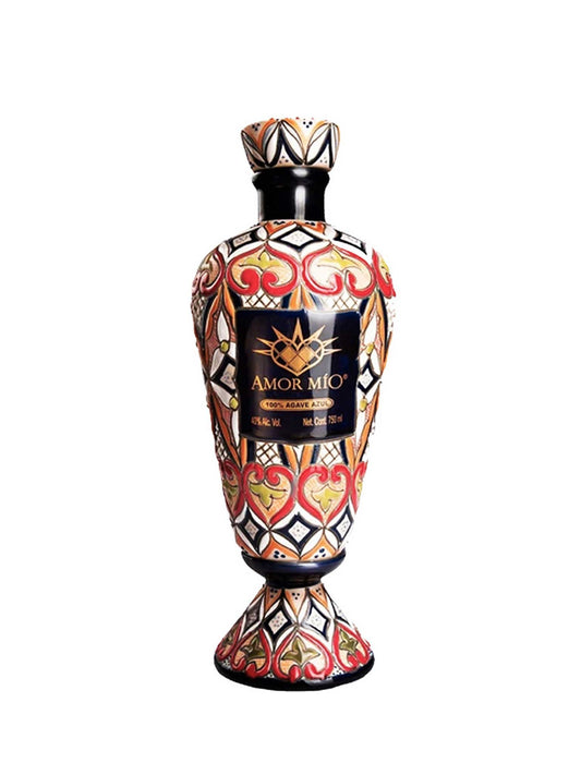 Amor Mio Tequila Gran Reserva Anejo Ceramic Bottle 750mL