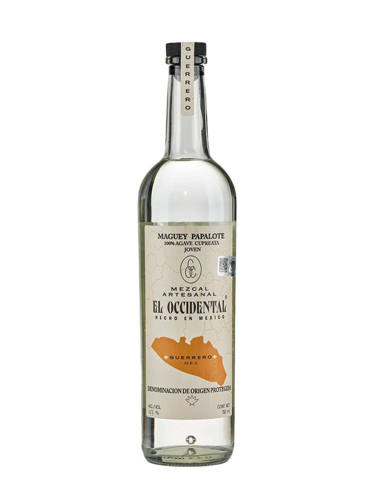 El Occidental Maguey Papalome Guerrero Mezcal 100% Agave Cupreata 750mL