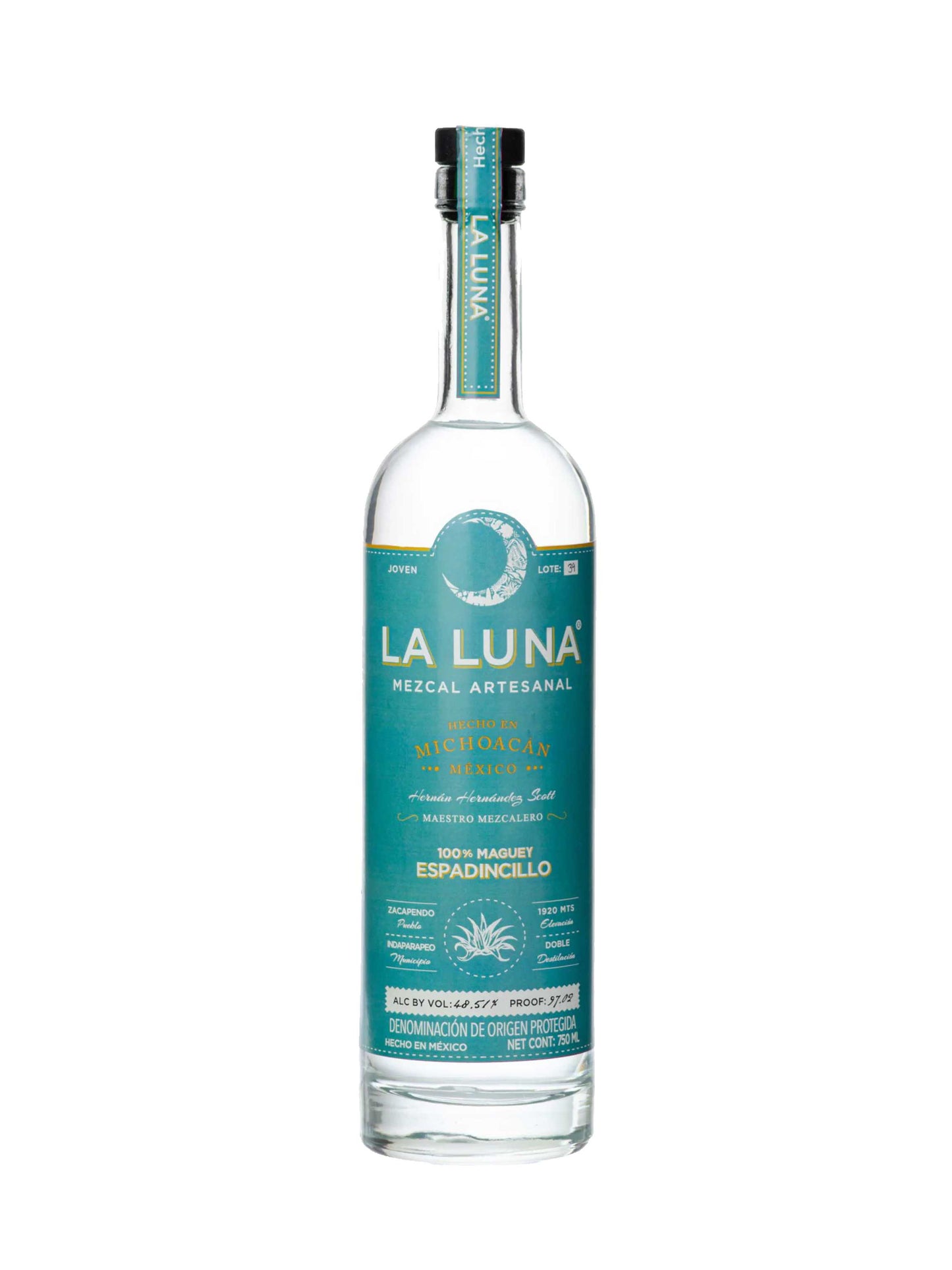 La Luna Mezcal Artesanal Espadincillo 750mL