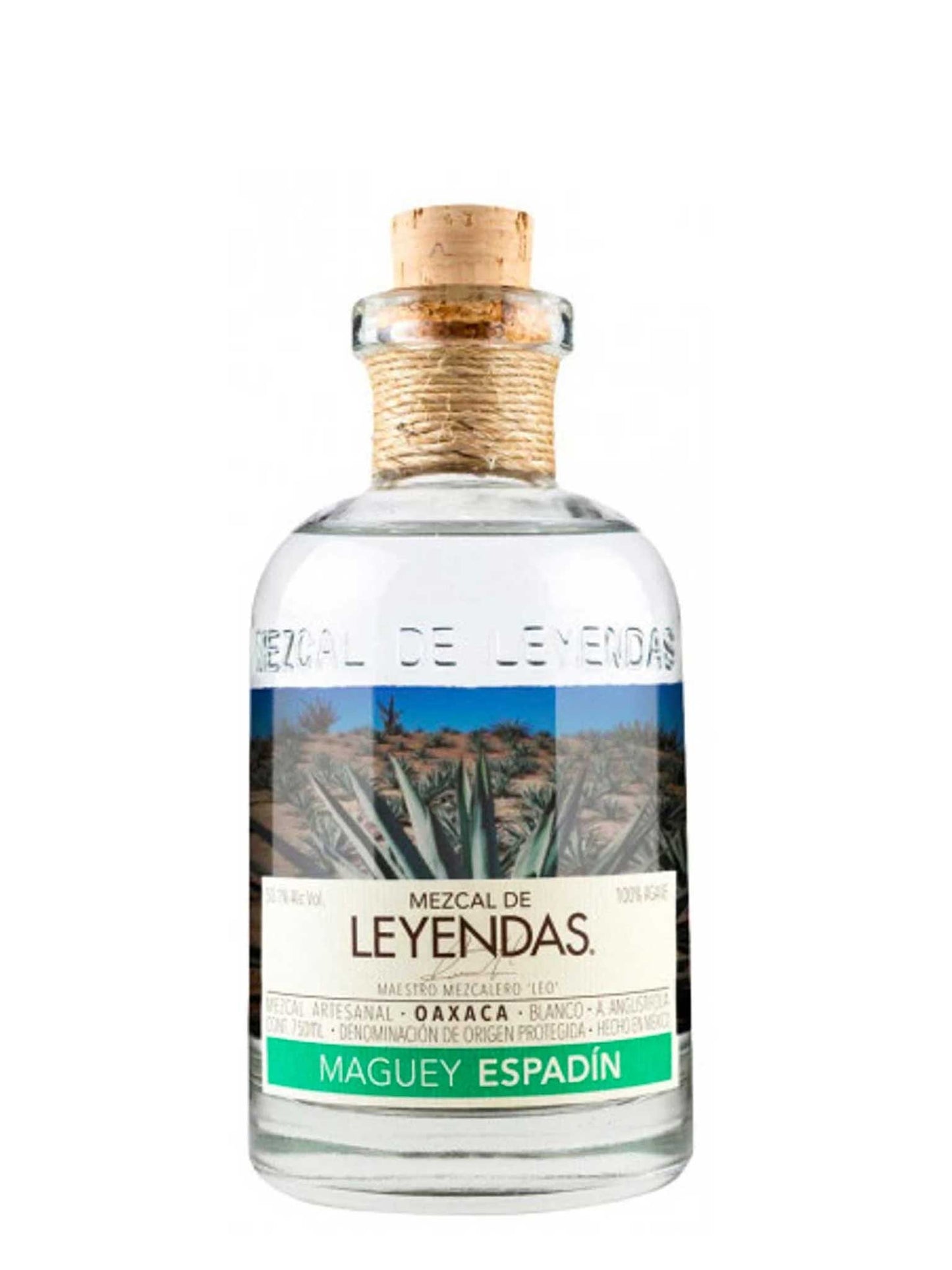 Mezcal de Leyendas Maguey Espadin Oaxaca 750mL