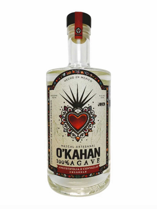 O'Kahan Agave Angustifolia-Convalis Ensamble Mezcal Artesanal 45% (750mL)