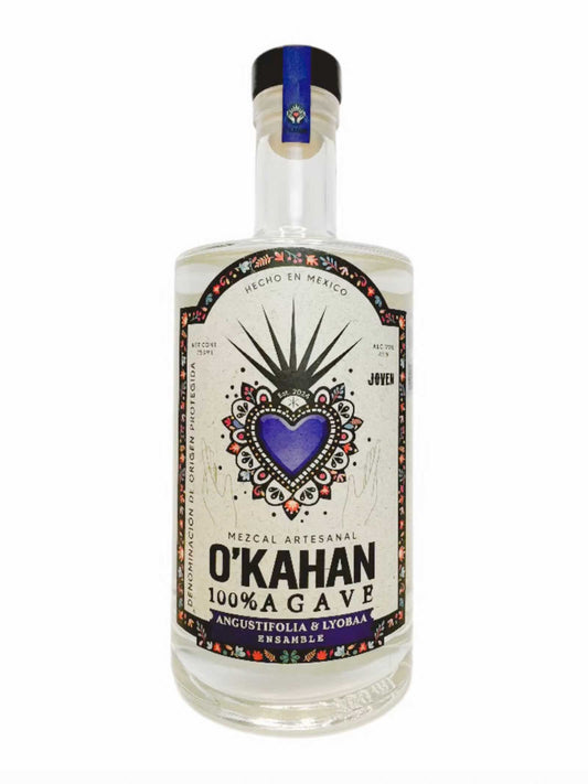 O'Kahan Agave Angustifolia-Lyobaa Ensamble Mezcal Artesanal 45% (750mL)