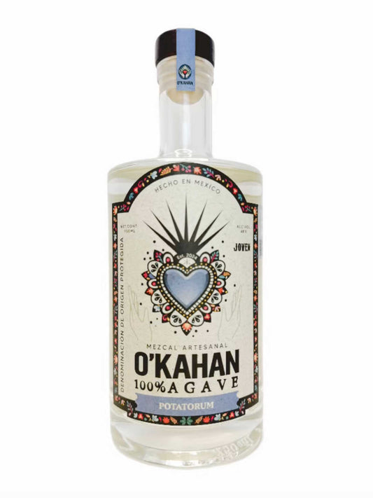 O'Kahan Agave Potatorum Mezcal Artesanal 48% (750mL)