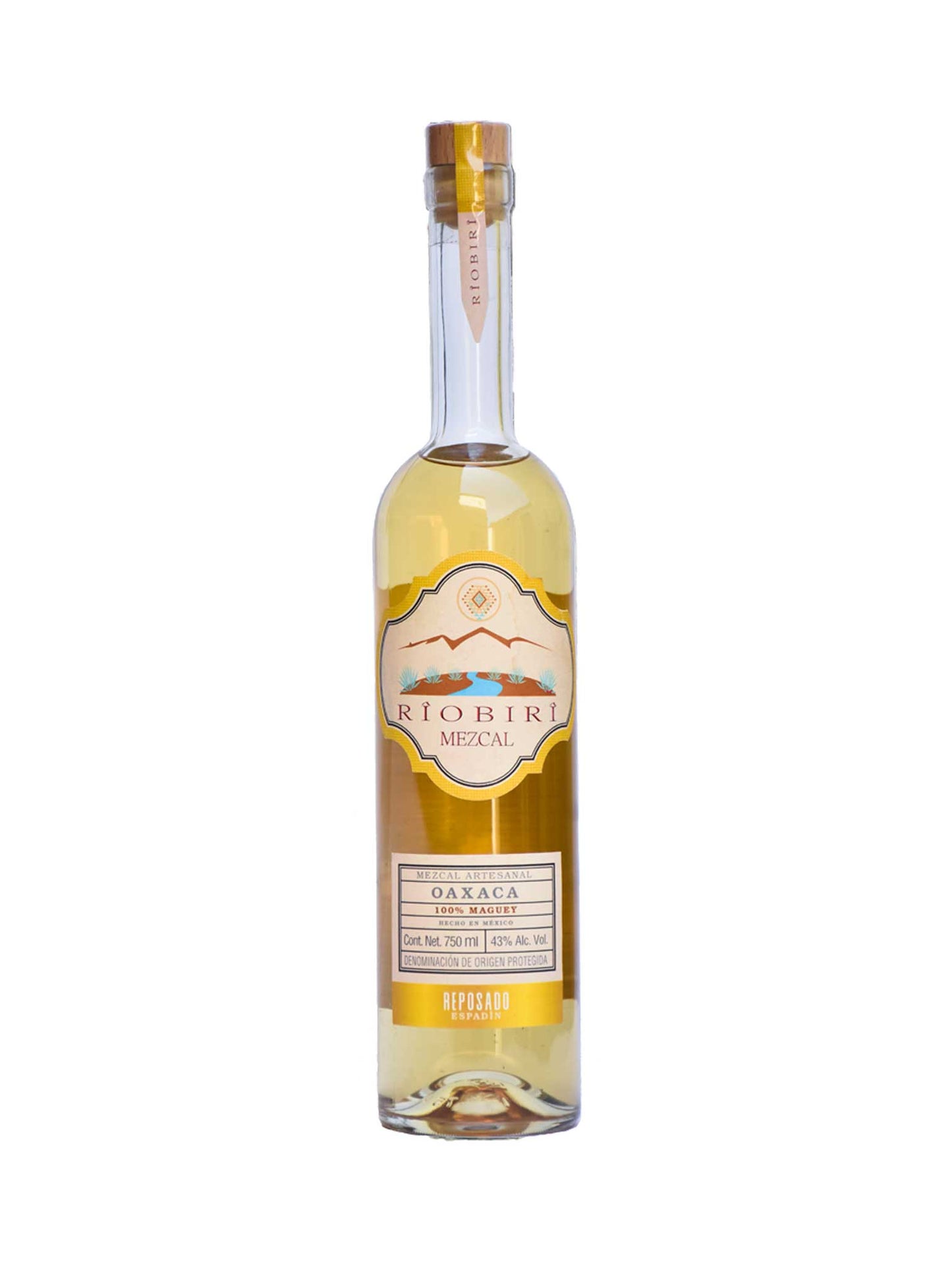 RIOBIRI Mezcal Reposado Espadin 43% ABV 750mL