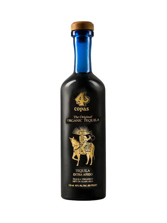 4 Copas Organic Tequila Extra Anejo 750mL