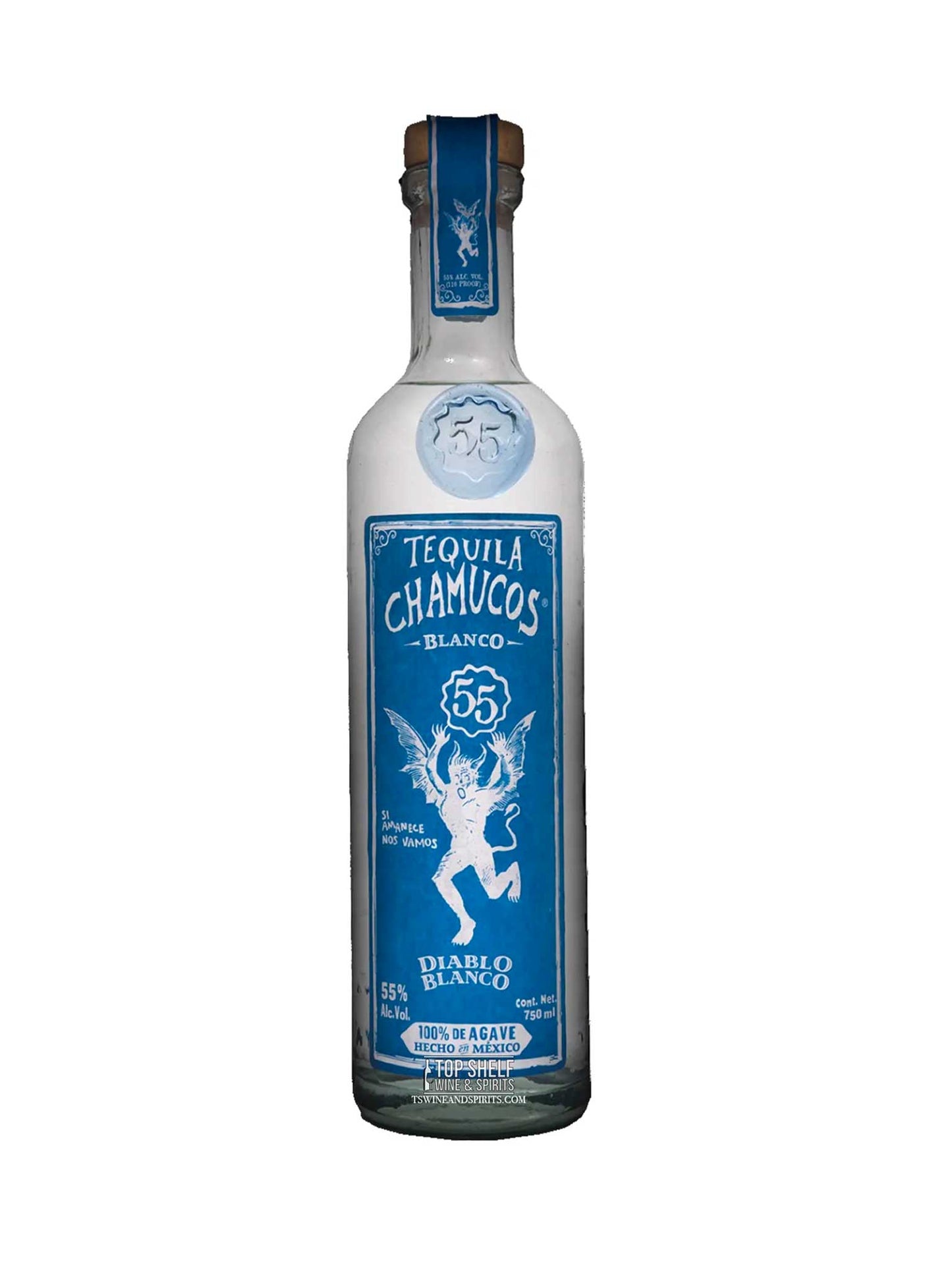 Chamucos Diablo Tequila Blanco High Proof 750mL