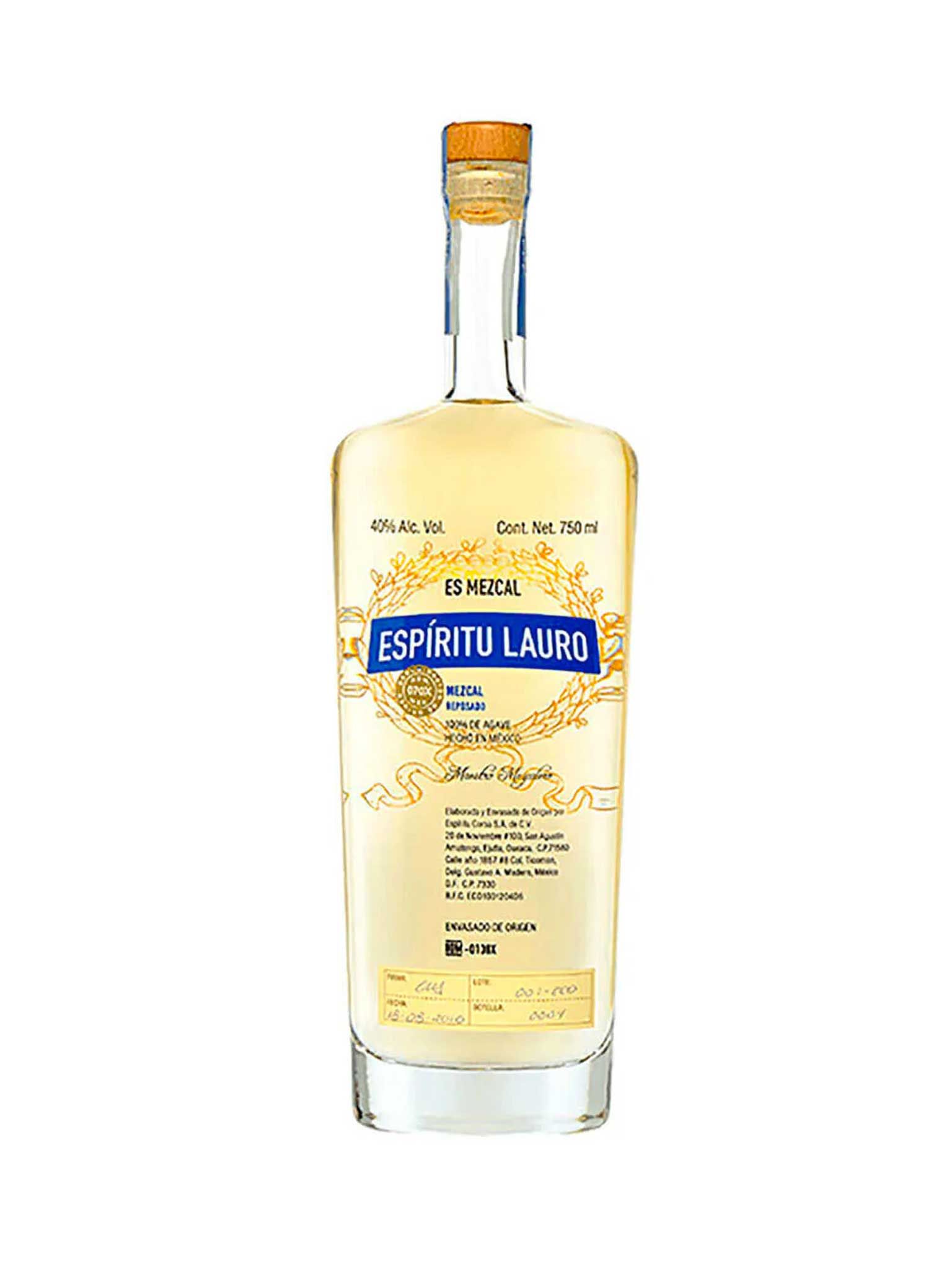 Espiritu Lauro Mezcal Reposado 750mL