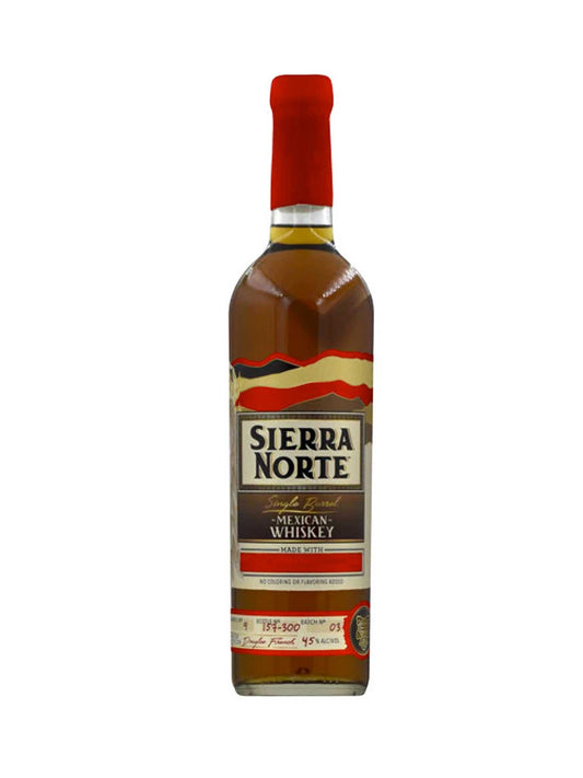Sierra Norte Single Barrel Mexican Whiskey (Red Label) 750mL