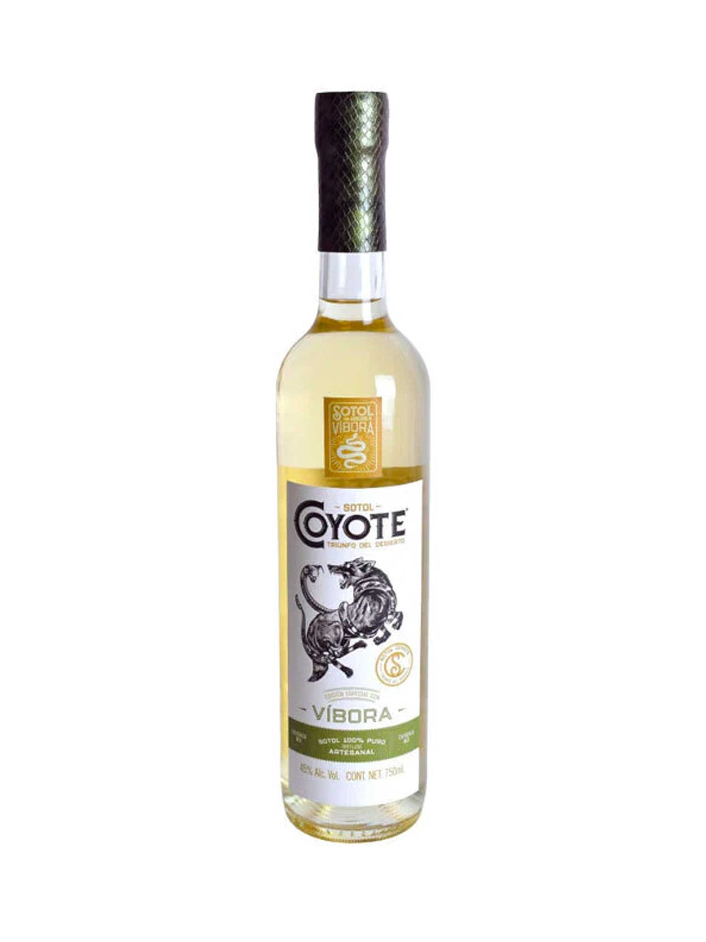 Sotol Coyote Edicion Especial con Vibora 750mL