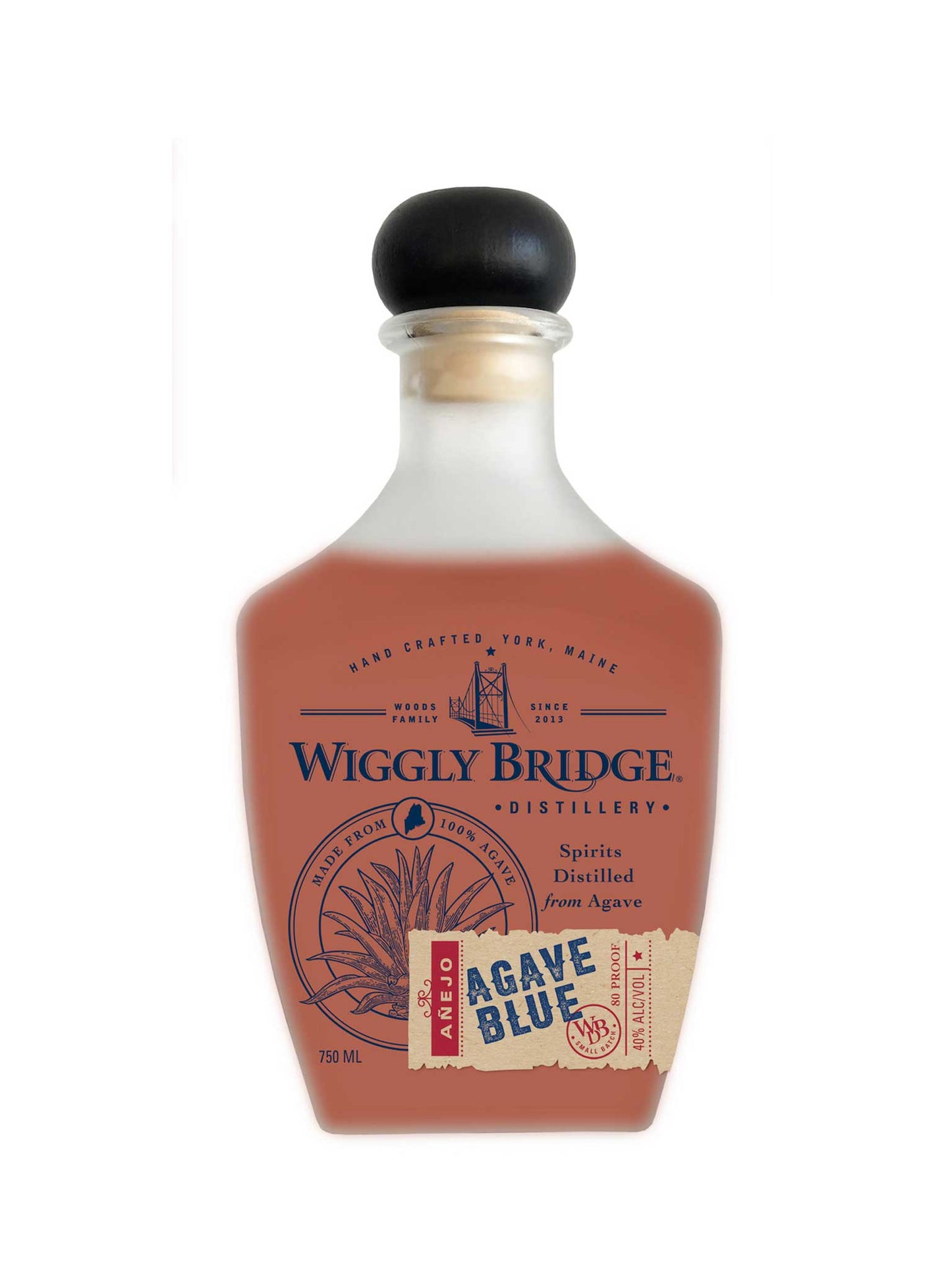 Wiggly Bridge Distillery Agave Blue Anejo 750mL